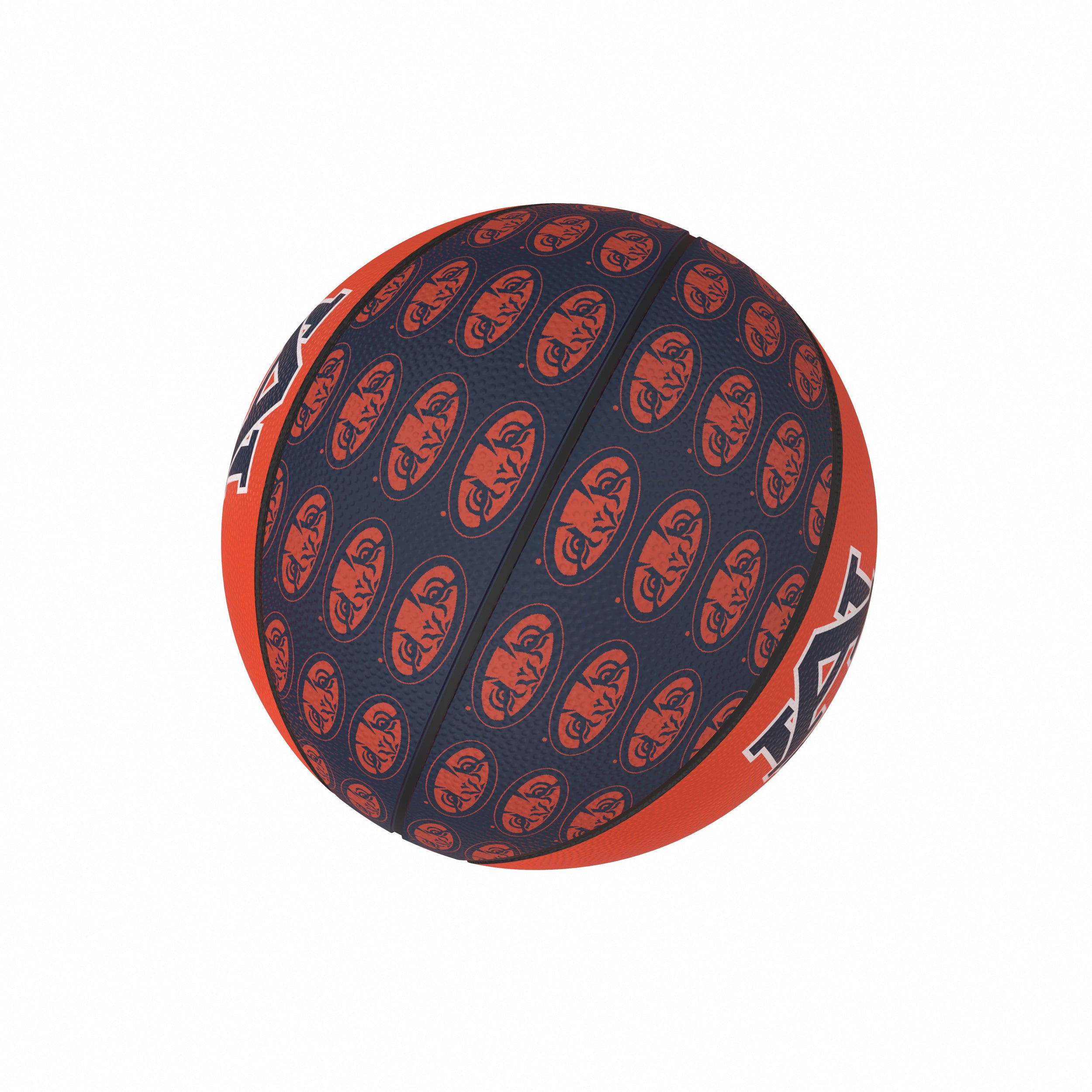 Auburn Mini-Size Rubber Basketball