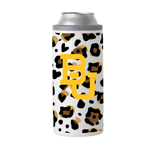 Product Image for Baylor 12oz Neutral Leopard Slim Can Coolie
