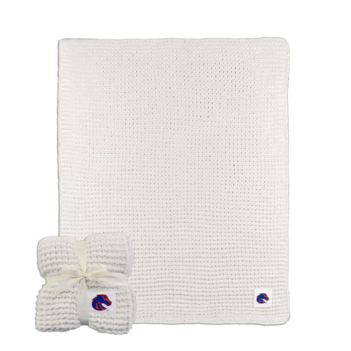Product Image for Boise State Cable Knit Throw 50x60