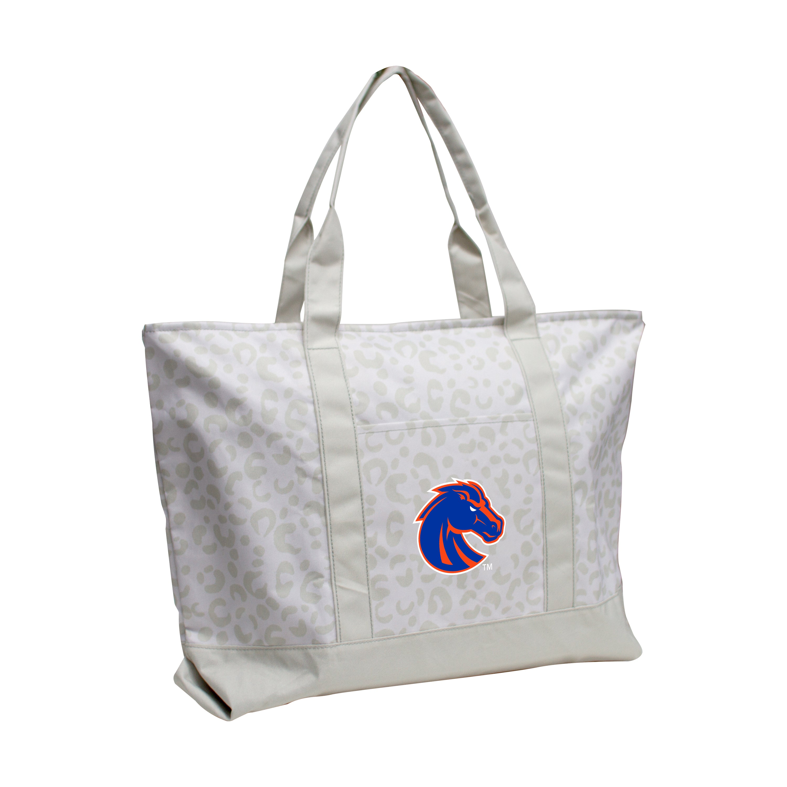 Boise State Leopard Pattern Tote