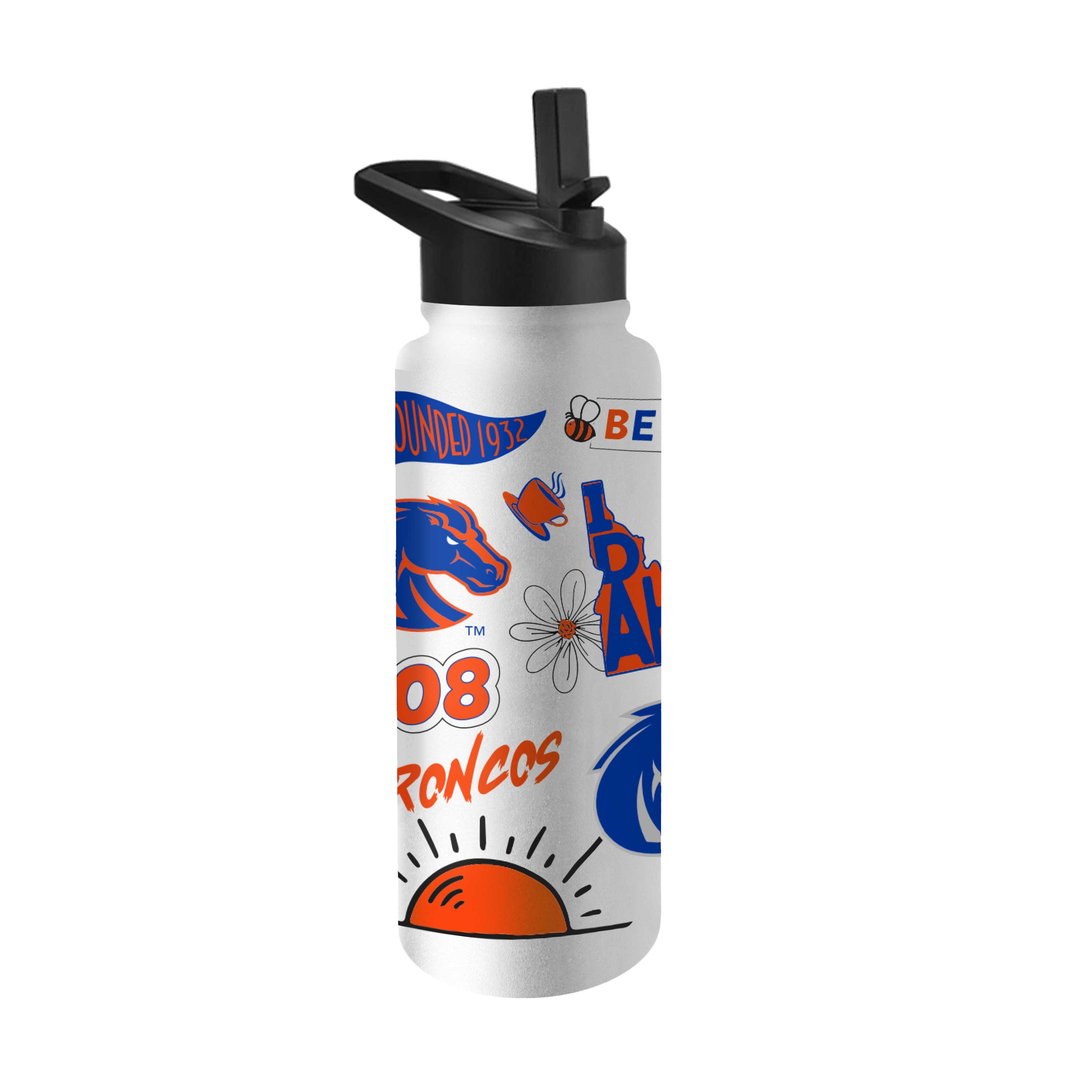 Boise State 34oz Native Quencher Bottle - Logo Brands