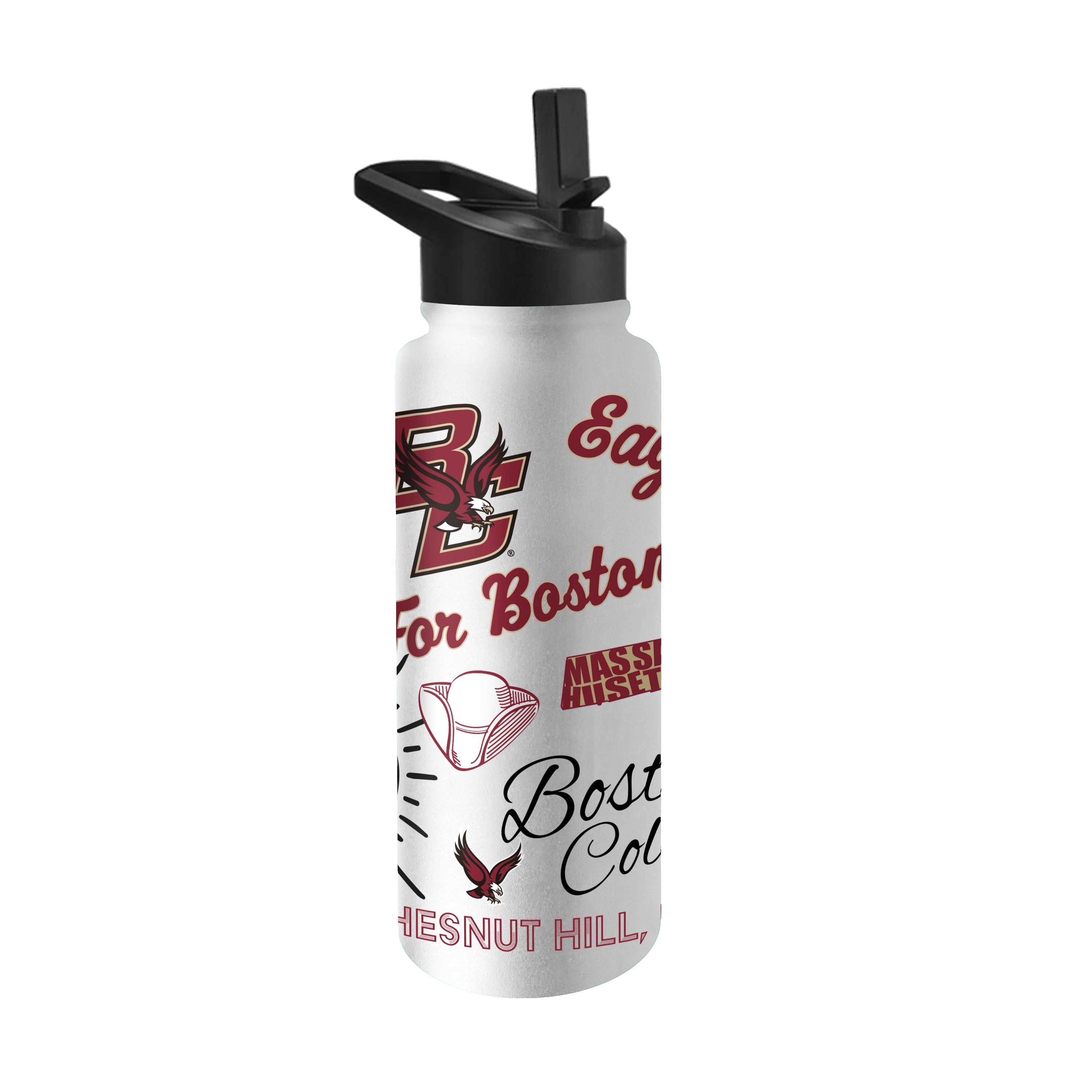 Boston College 34oz Native Quencher Bottle - Logo Brands