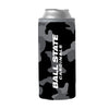 Ball State Black Camo 12oz Slim Can Coolie