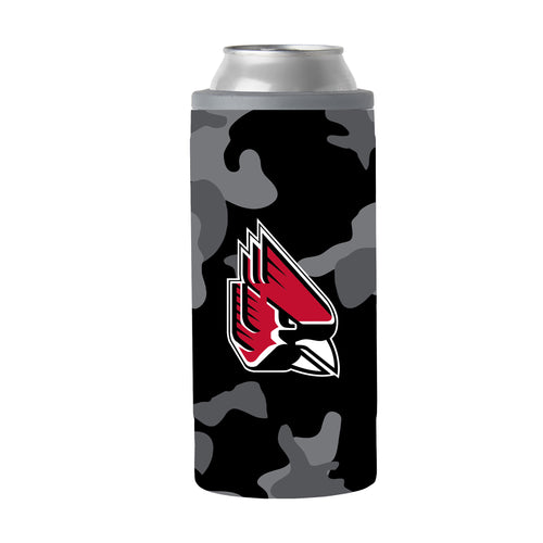 Product Image for Ball State Black Camo 12oz Slim Can Coolie
