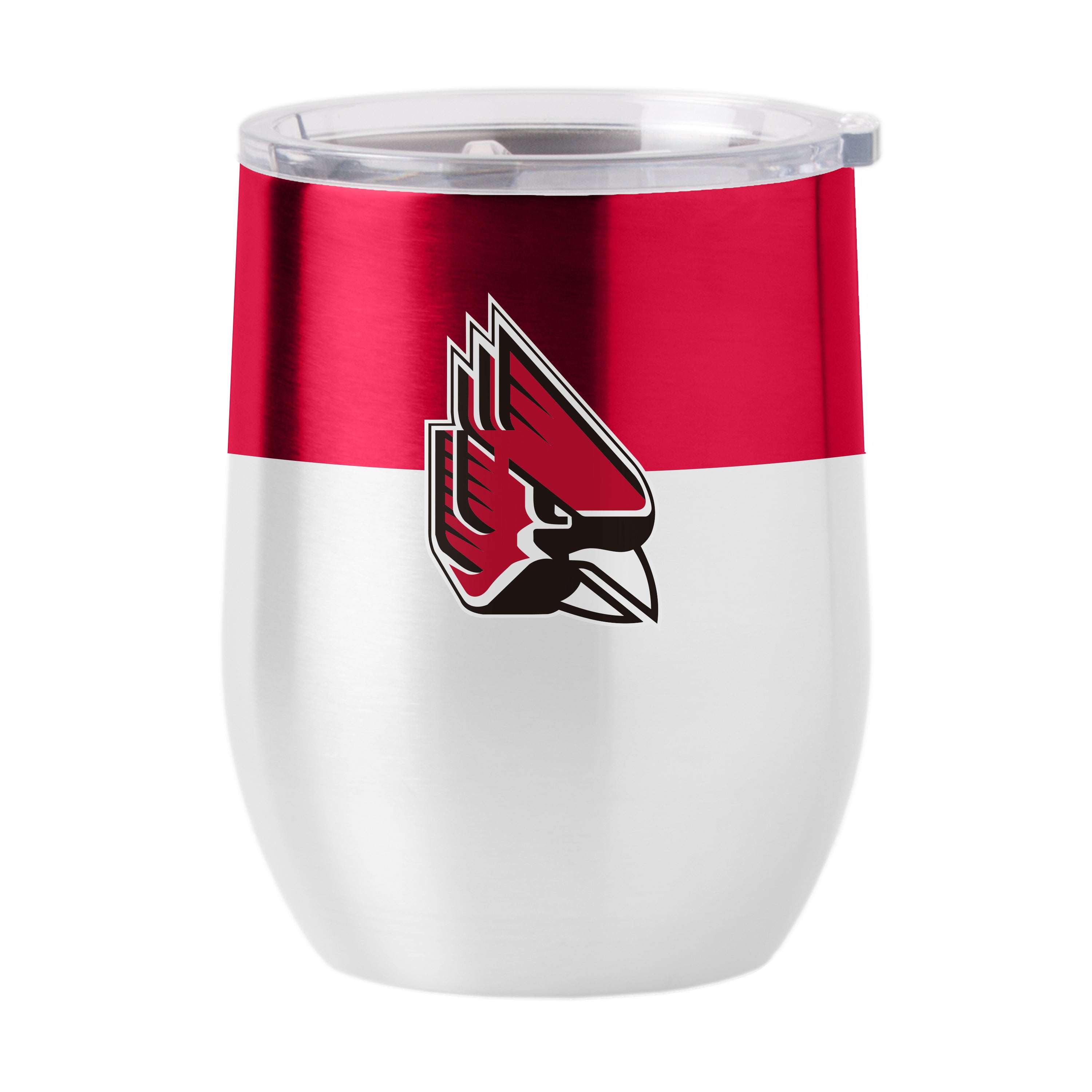 Ball State 16 oz. Colorblock Stainless Curved Beverage Tumbler