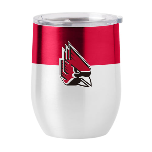 Product Image for Ball State 16 oz. Colorblock Stainless Curved Beverage Tumbler