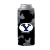 BYU Black Camo 12oz Slim Can Coolie
