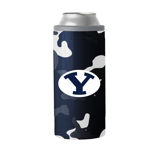 Product Image for BYU 12oz Camo Swagger Slim Can Coolie