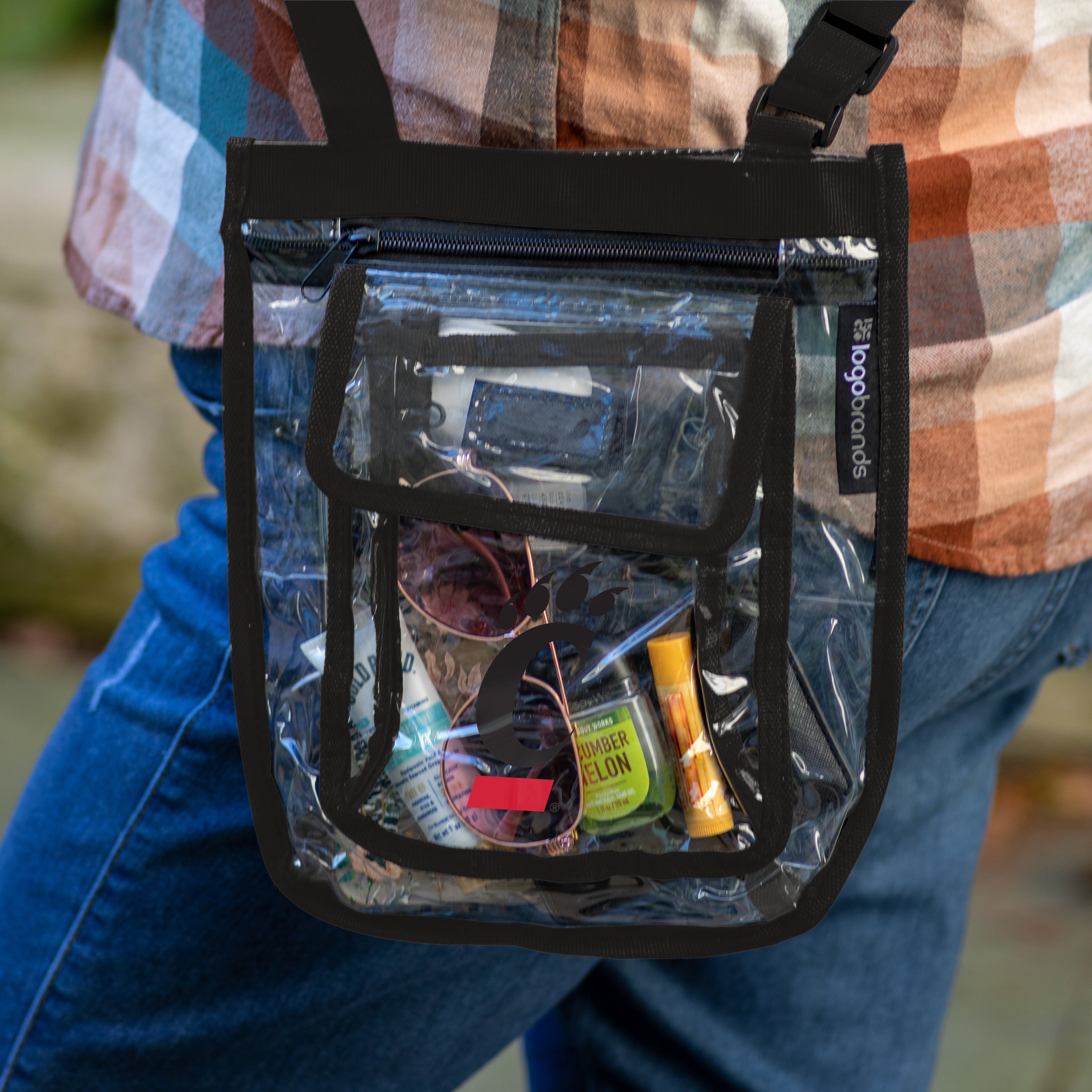 Cincinnati Gameday Clear Crossbody