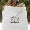 Cincinnati Sublimated Sweatshirt Blanket