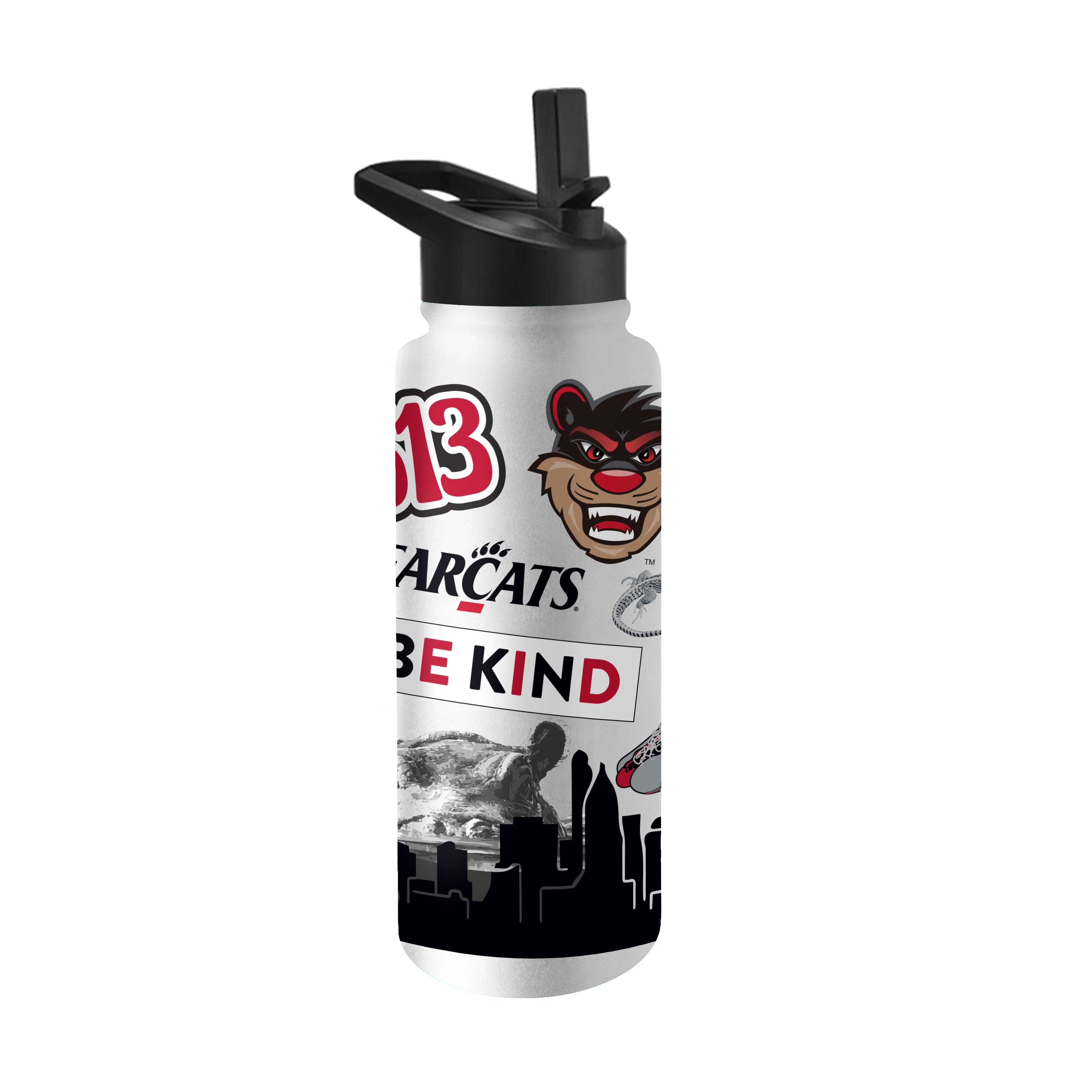 Cincinnati 34oz Native Quencher Bottle - Logo Brands