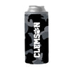 Clemson Black Camo 12oz Slim Can Coolie