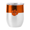 Clemson 16 oz. Colorblock Stainless Curved Beverage Tumbler