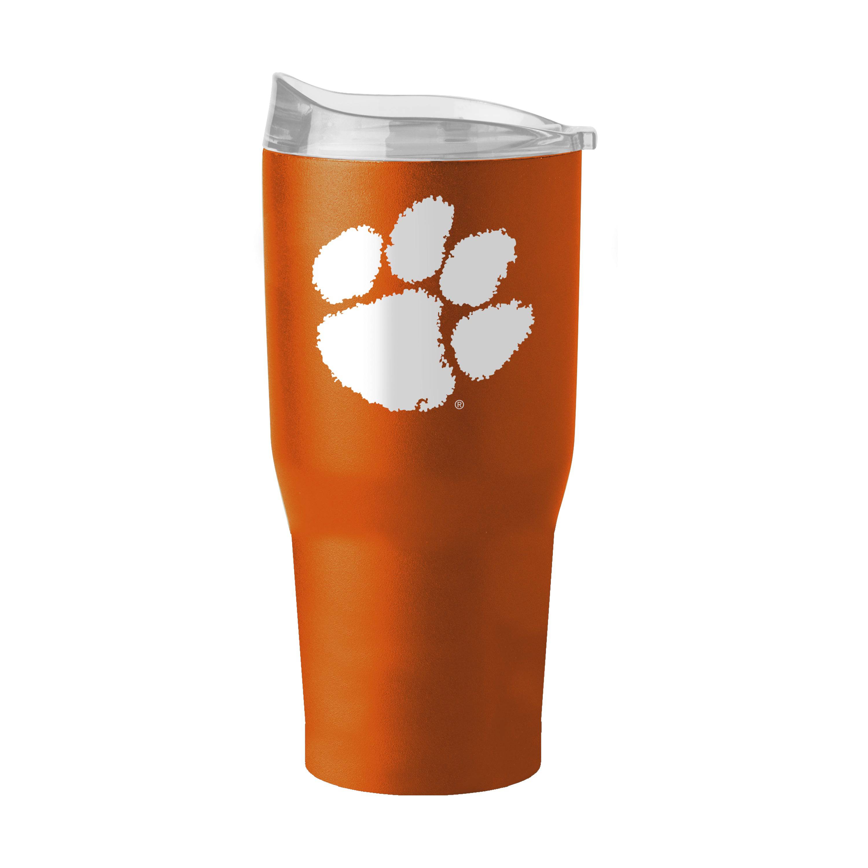 Clemson 30oz Flipside Powder Coat Tumbler - Logo Brands