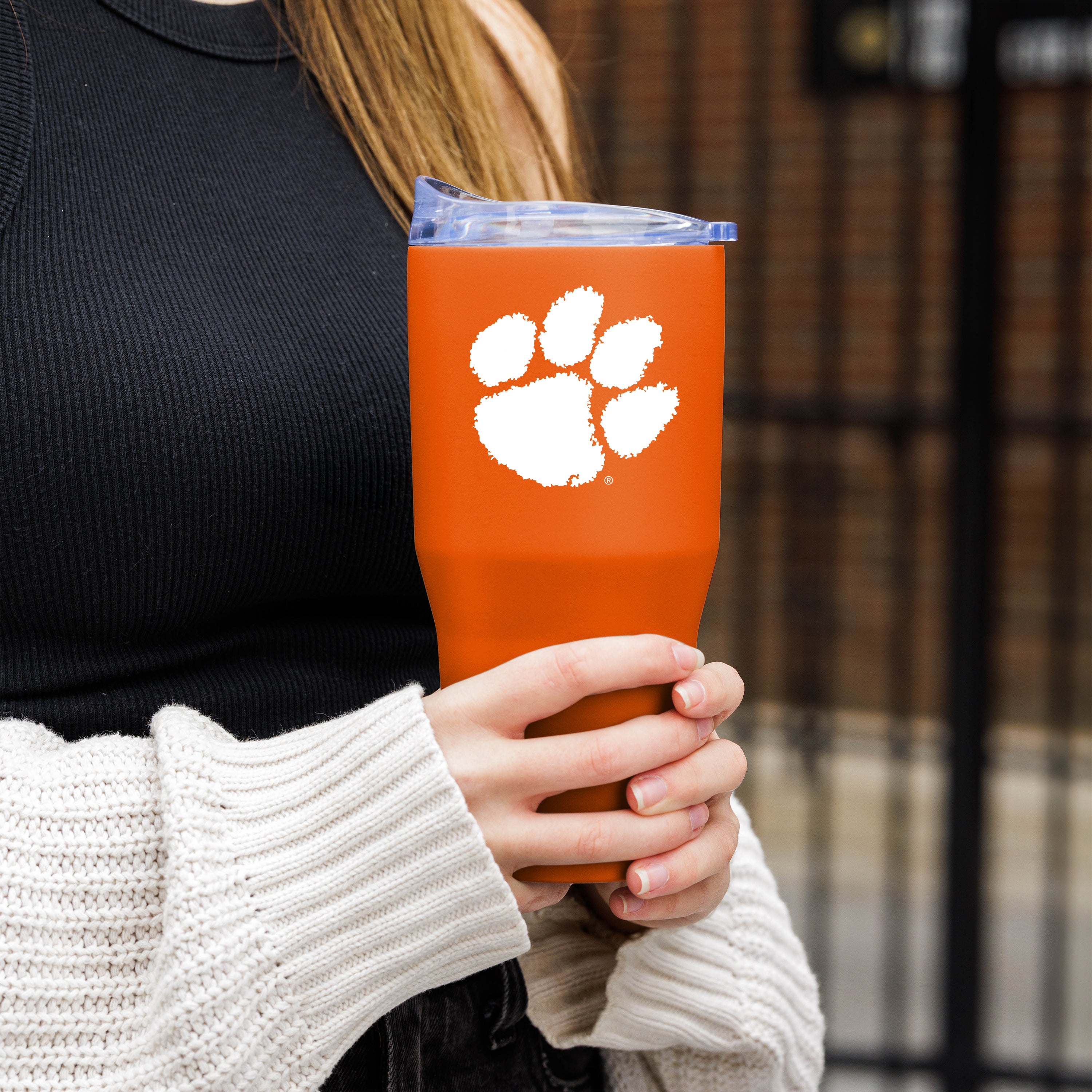 Clemson 30 oz. Flipside Powder Coat Tumbler