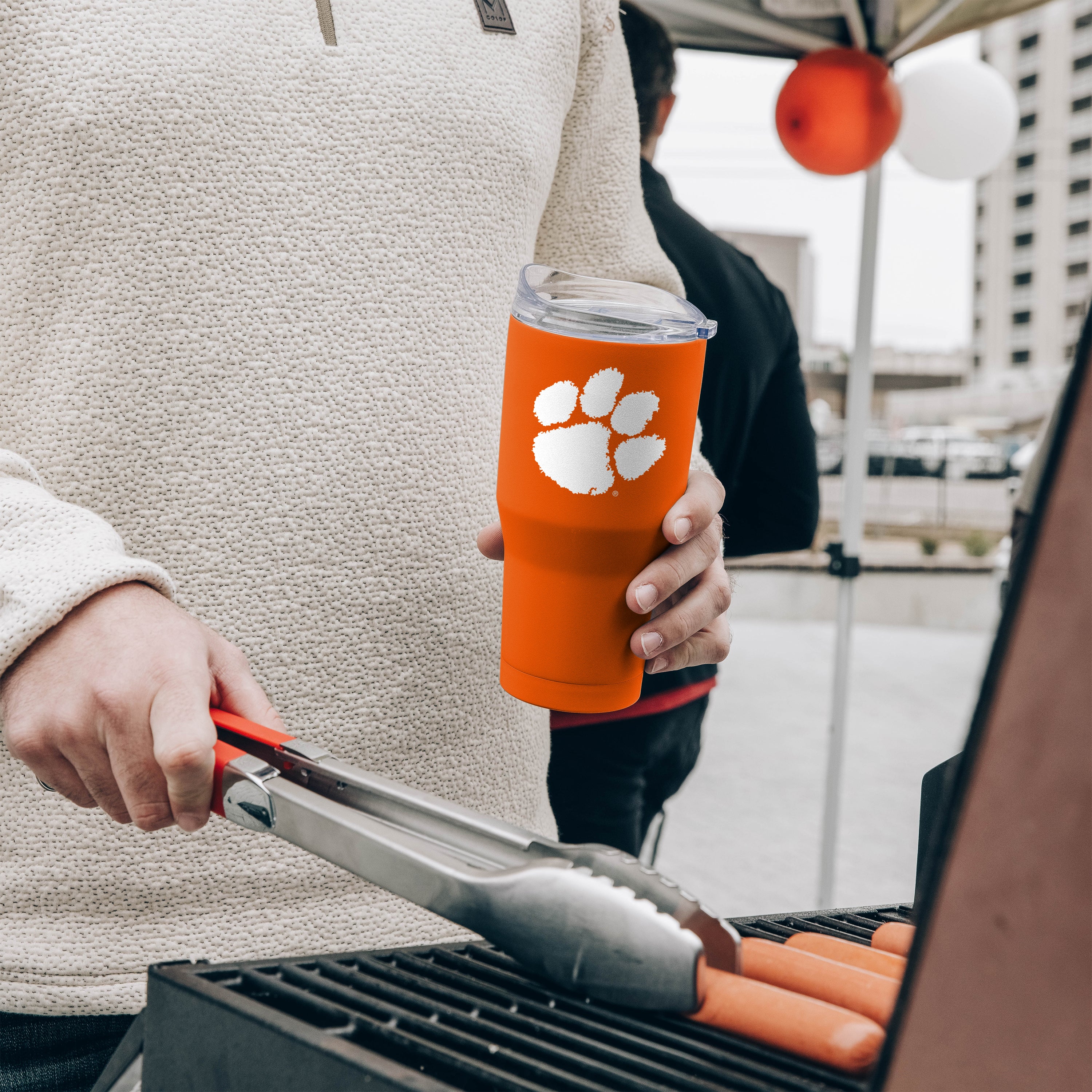 Clemson 30 oz. Flipside Powder Coat Tumbler