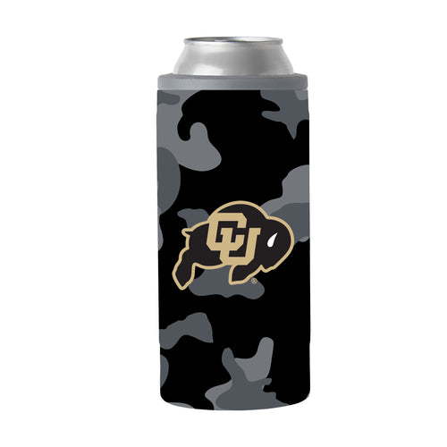 Product Image for Colorado Black Camo 12oz Slim Can Coolie