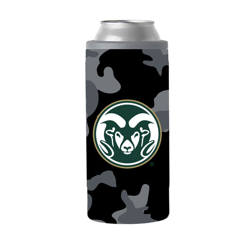 Product Image for Colorado State Black Camo 12oz Slim Can Coolie