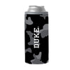 Duke Black Camo 12oz Slim Can Coolie