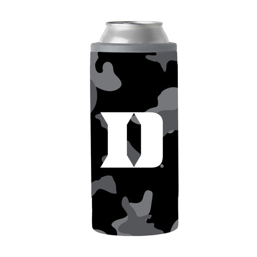 Product Image for Duke Black Camo 12oz Slim Can Coolie