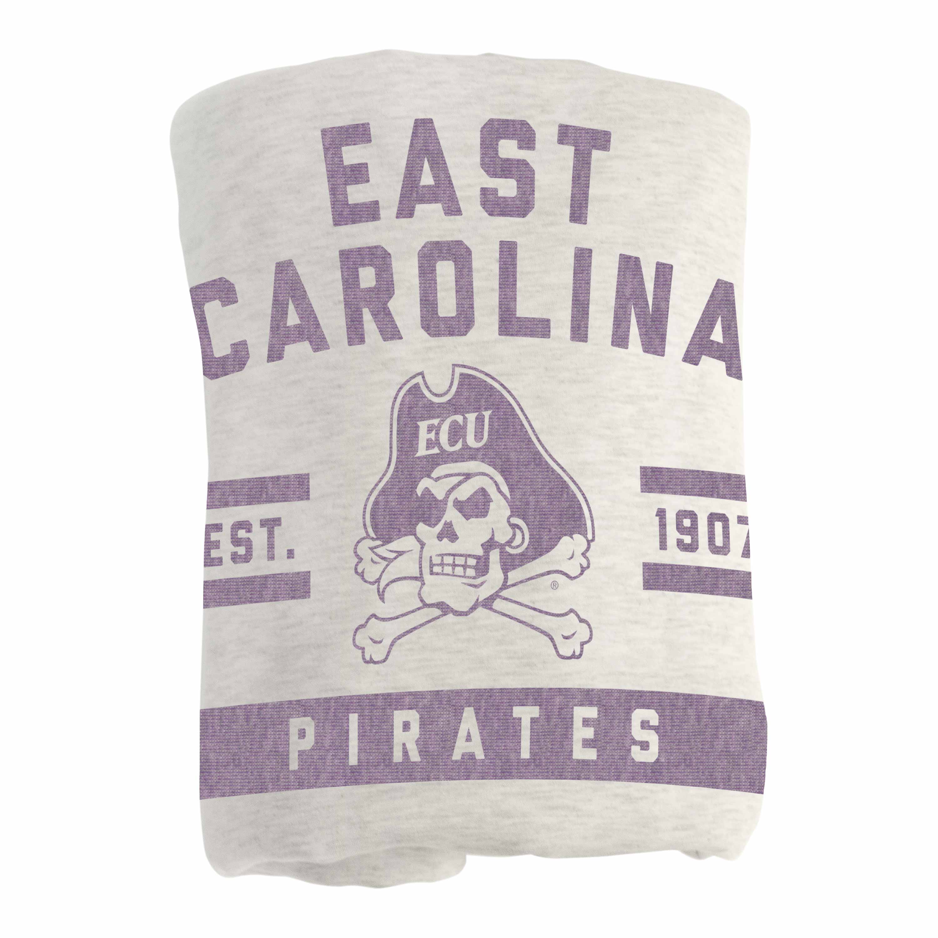 East Carolina Oatmeal Sweatshirt Blanket - Logo Brands