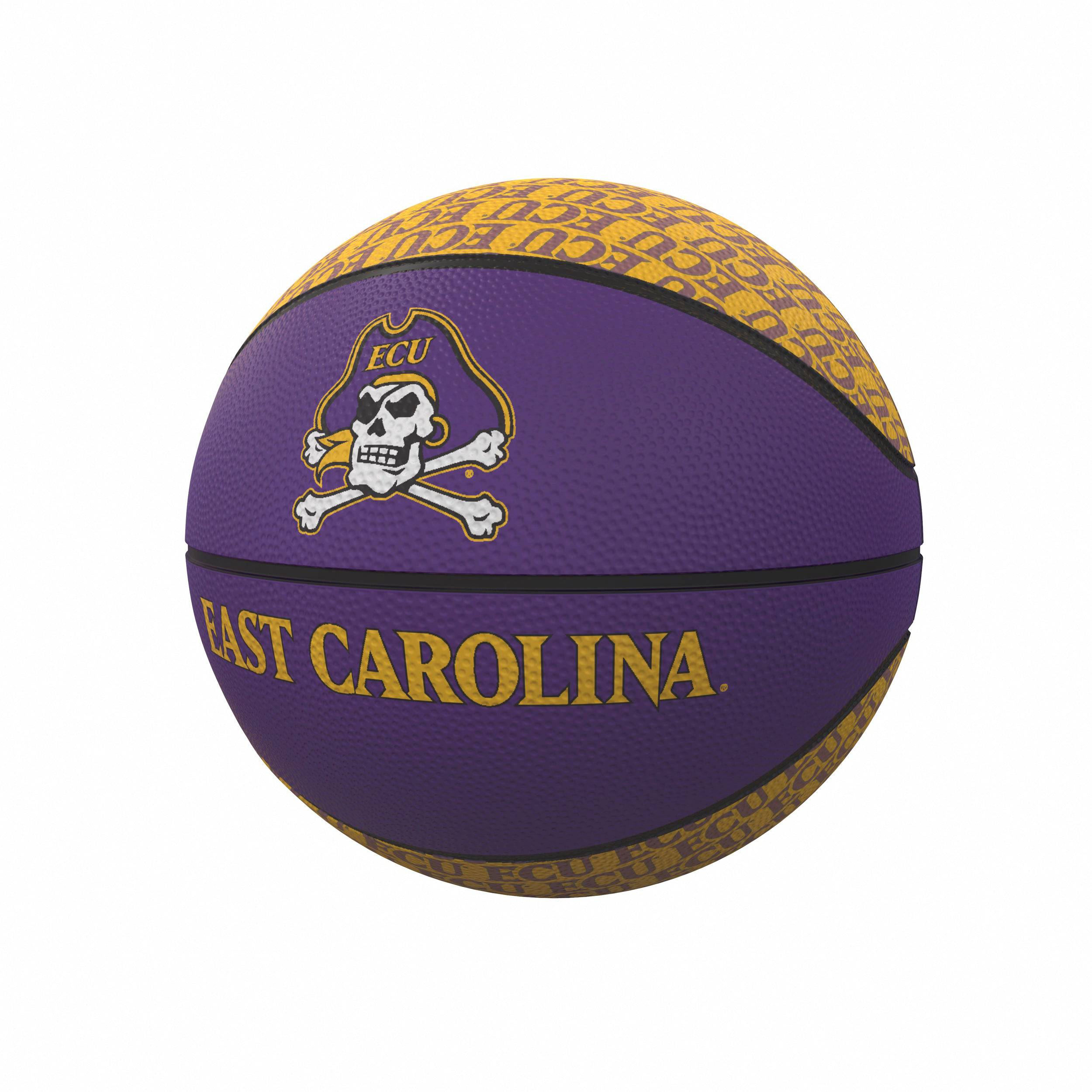 East Carolina Mini-Size Rubber Basketball