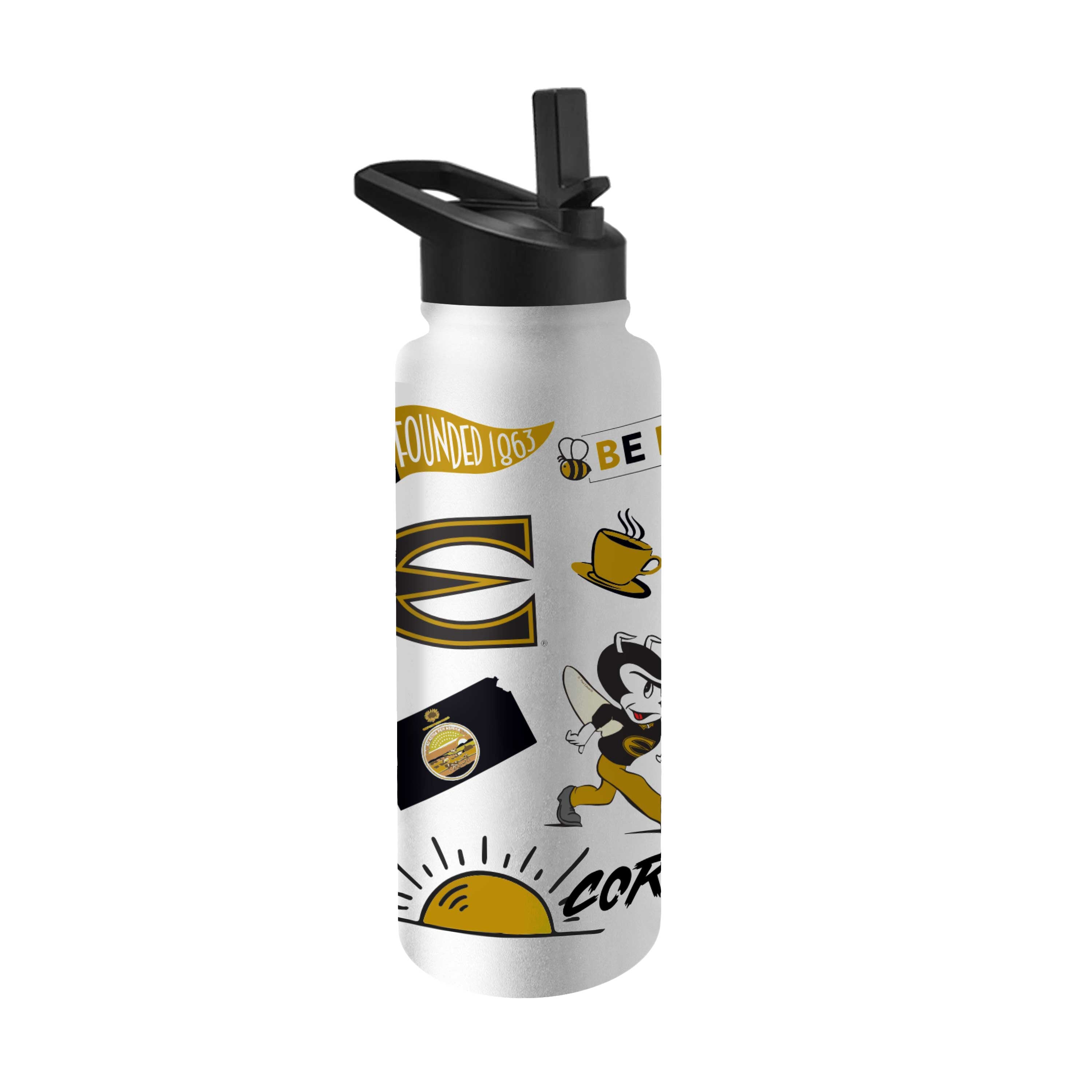 Emporia State 34oz Native Quencher Bottle - Logo Brands