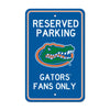 University of Florida Parking Sign