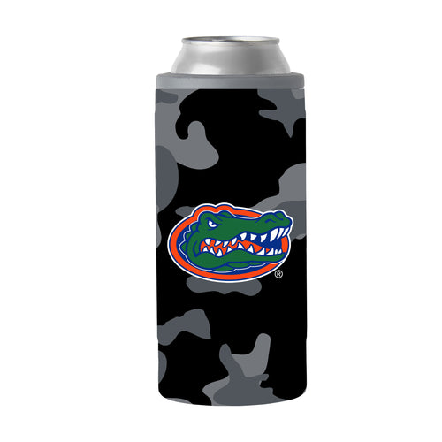 Product Image for Florida Black Camo 12oz Slim Can Coolie