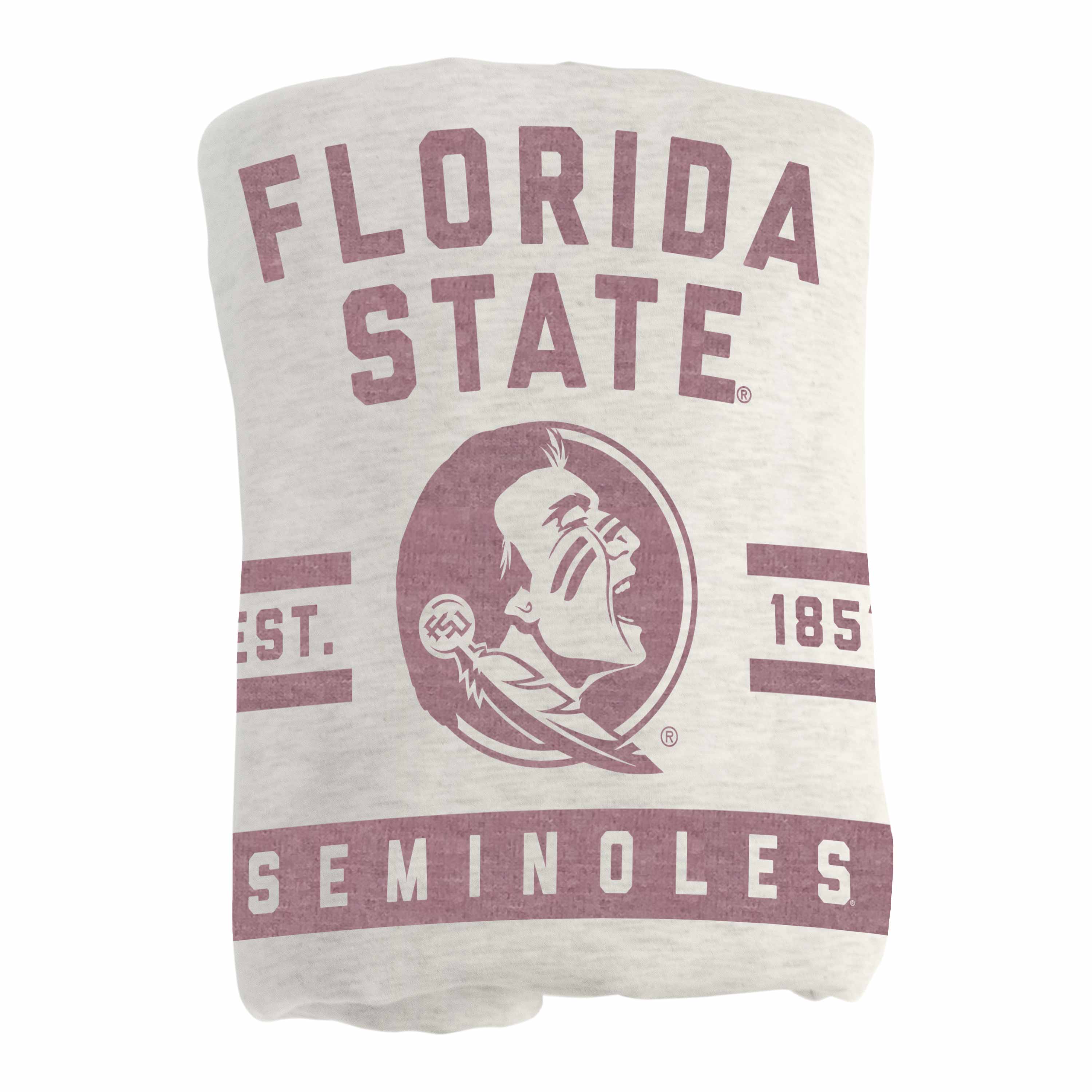 Florida State Oatmeal Sweatshirt Blanket - Logo Brands