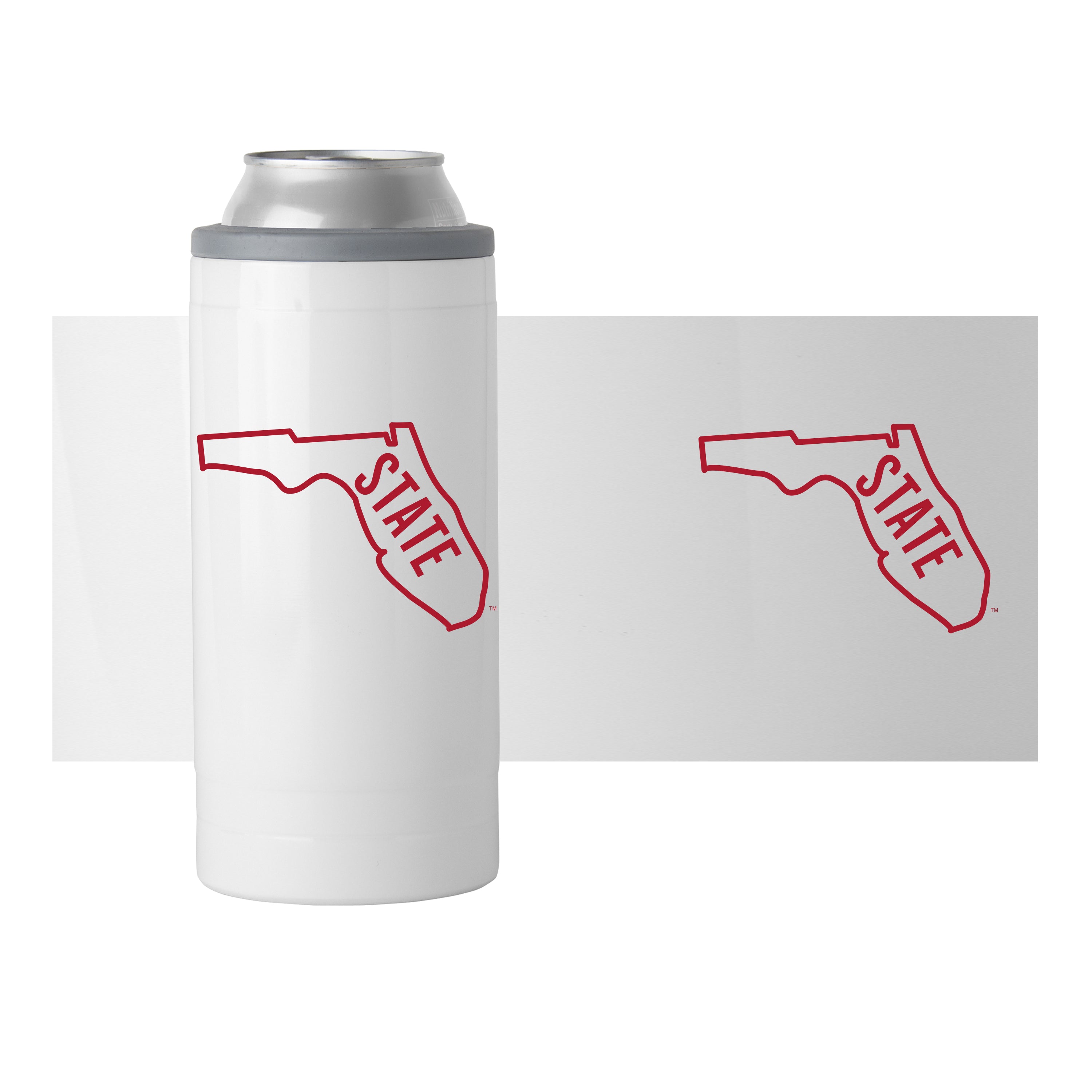 Florida State 12oz Florida Outline Slim Can Coolie