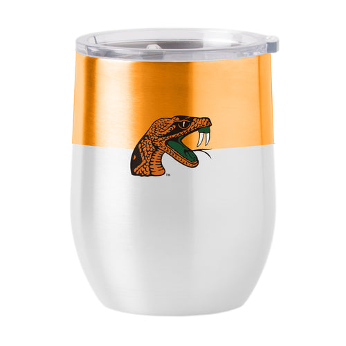 Product Image for Florida A&M Colorblock 16oz Stainless Curved Beverage