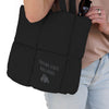 Fresno State Puff Black Tote