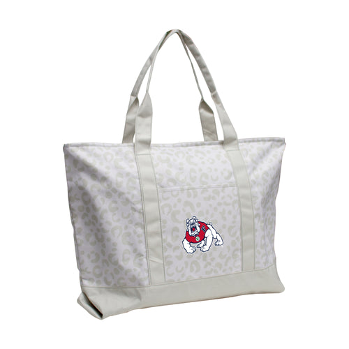 Product Image for Fresno State Leopard Pattern Tote