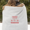 Fresno State Sublimated Sweatshirt Blanket
