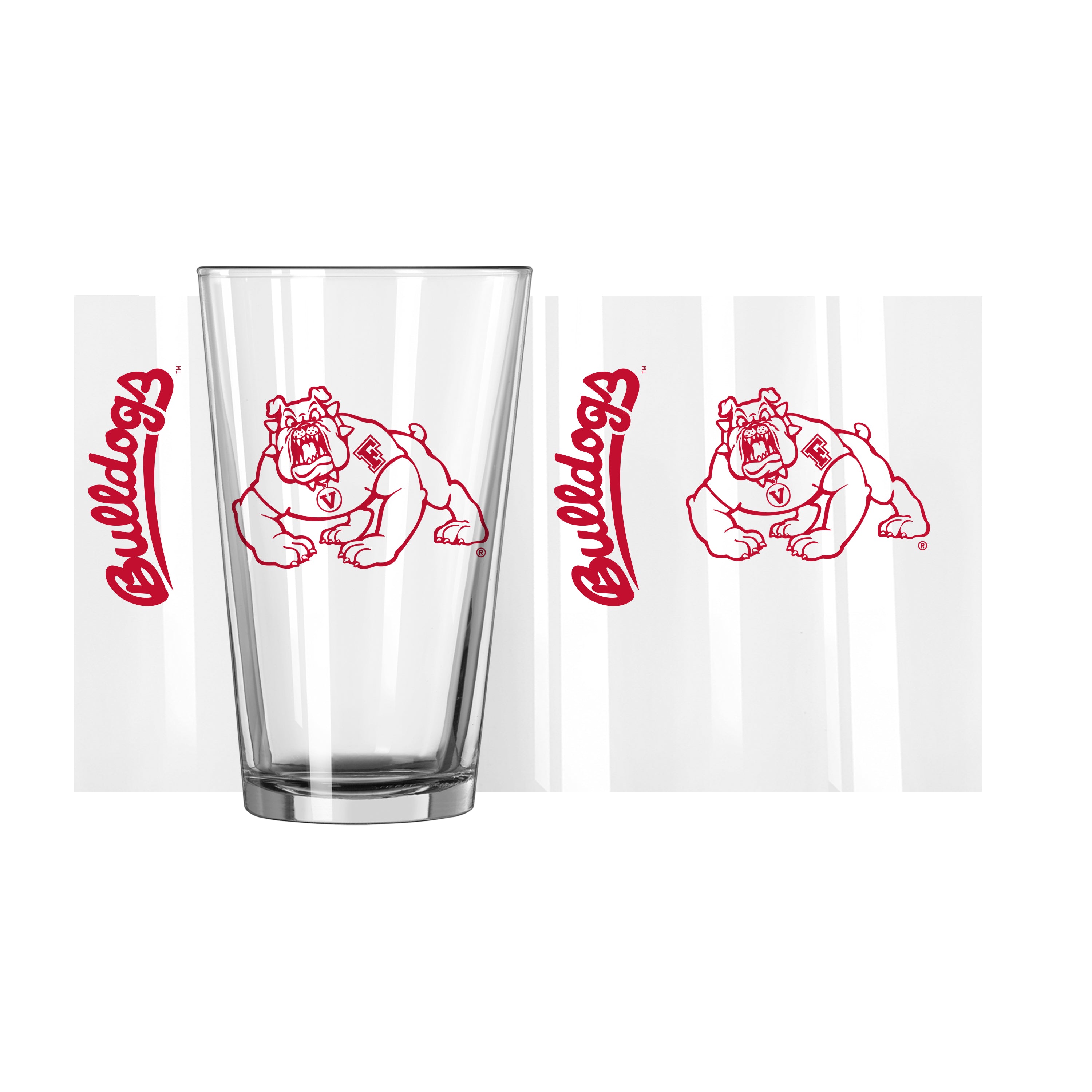 Fresno State 16 oz. Gameday Pint Glass