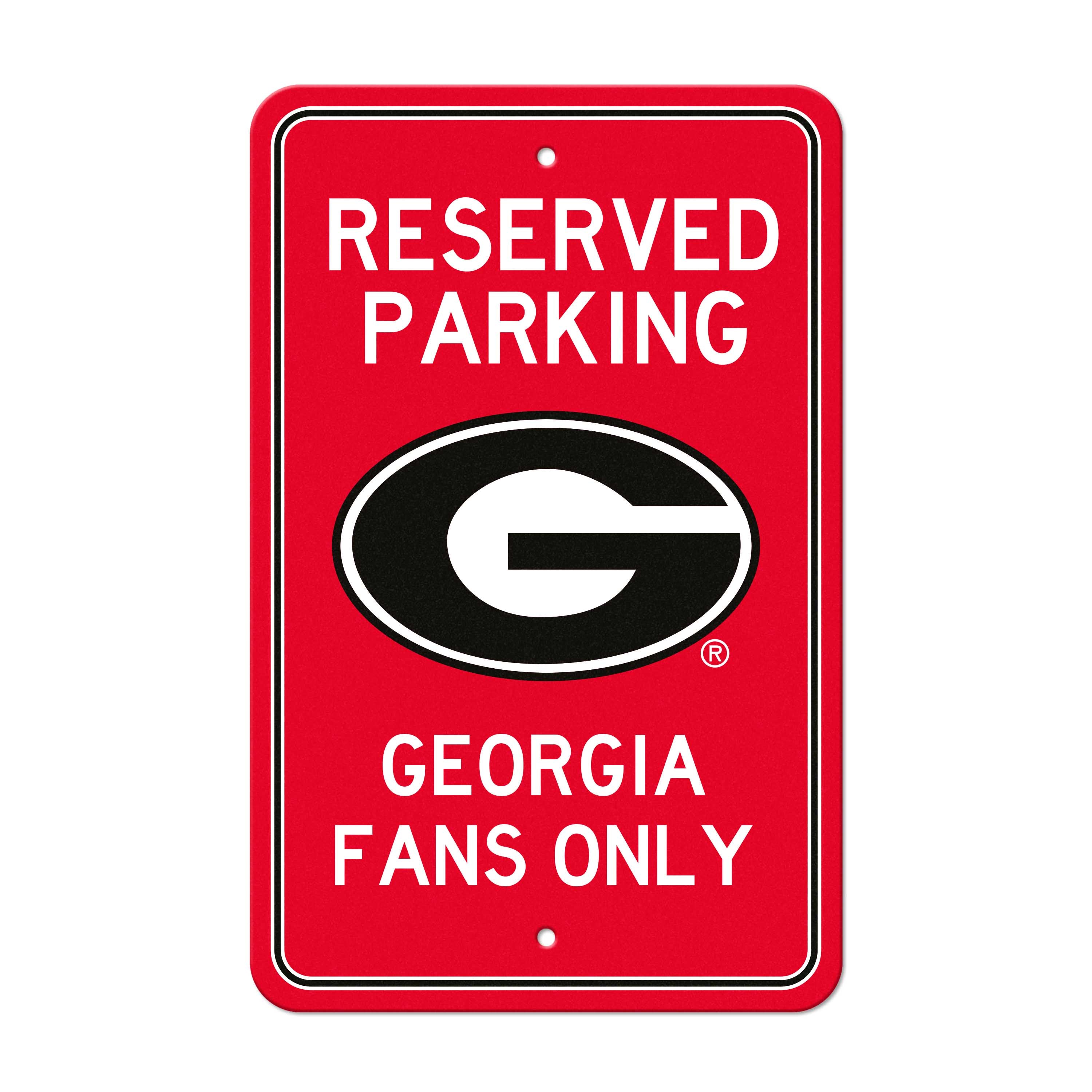 University of Georgia Parking Sign