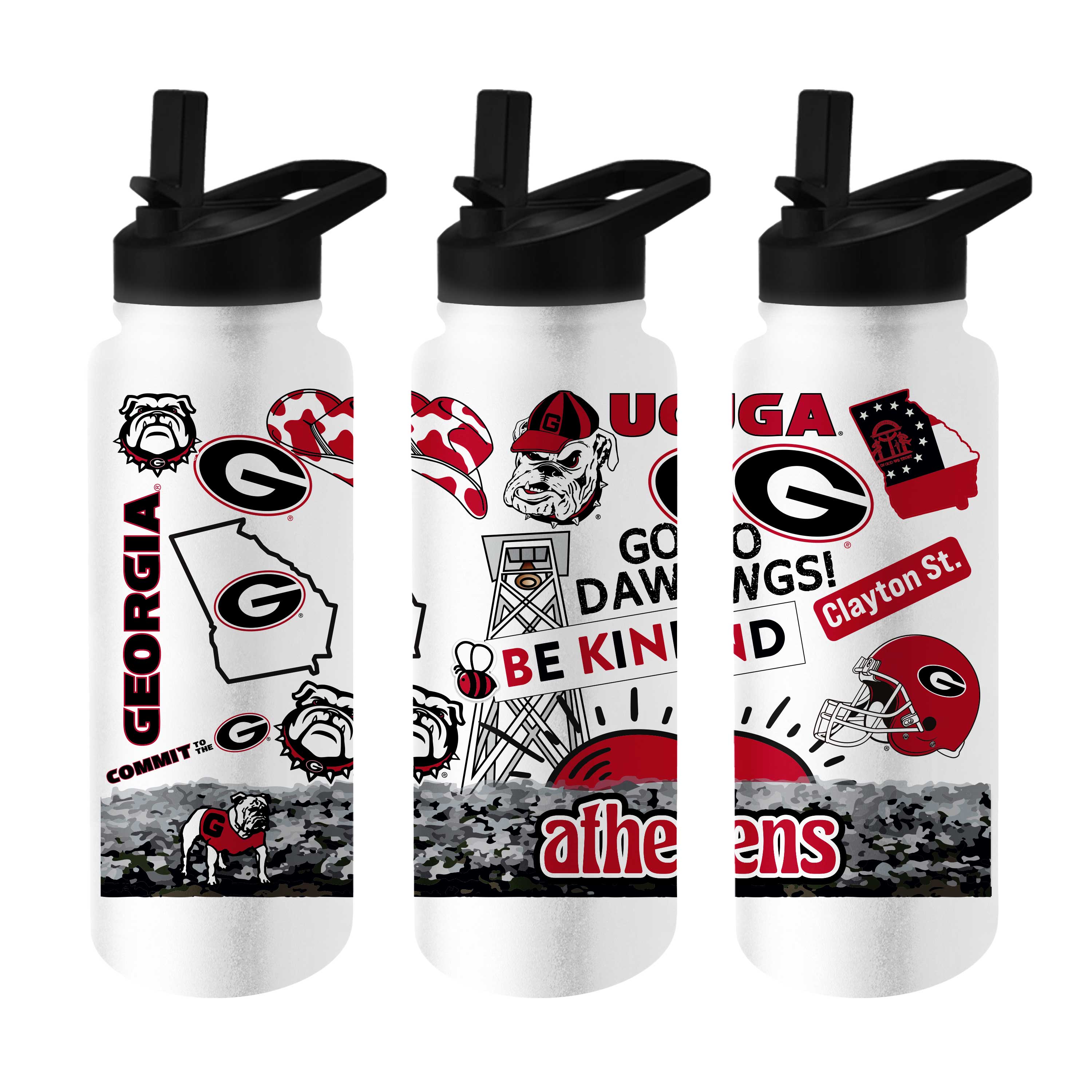 Georgia 34oz Native Quencher Bottle - Logo Brands