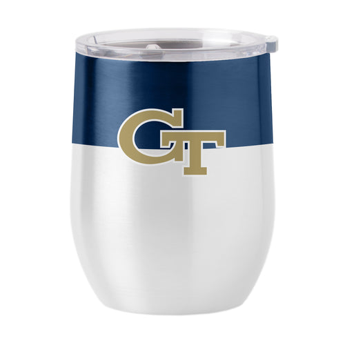 Product Image for Georgia Tech 16oz Colorblock Stainless Curved Beverage