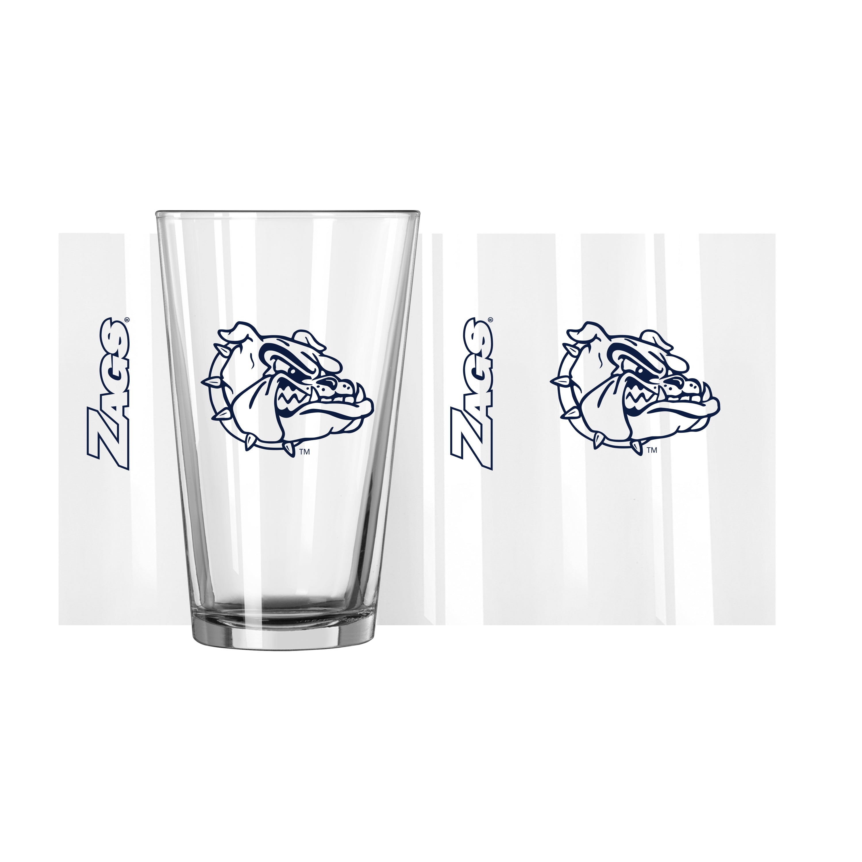 Gonzaga 16oz Gameday Pint Glass