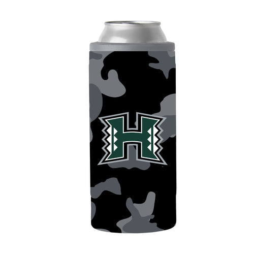 Product Image for Hawaii Black Camo 12oz Slim Can Coolie