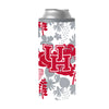 Houston 12oz Floral Slim Can Coolie