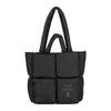 Idaho Black Puff Tote