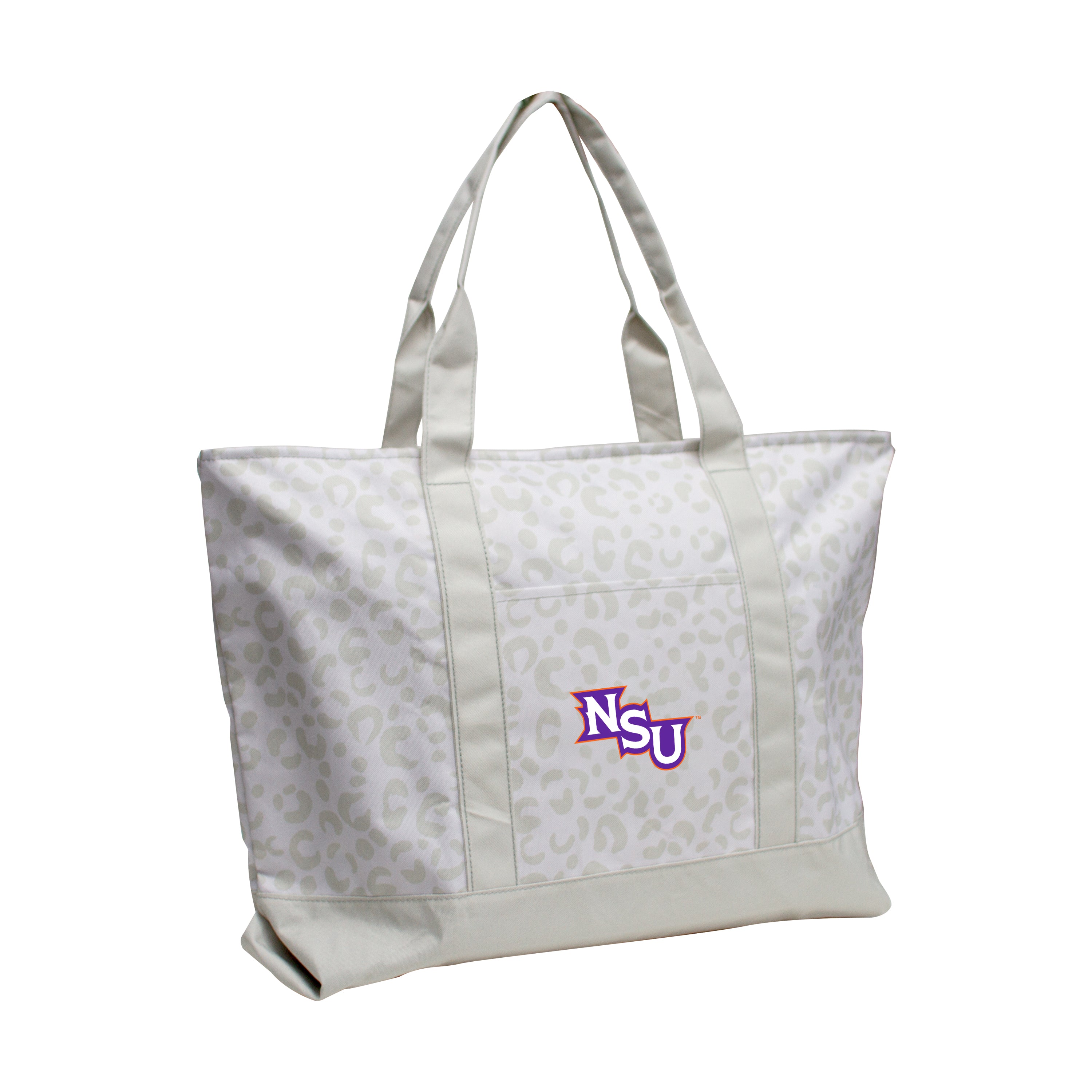 Northwestern State Leopard Pattern Tote