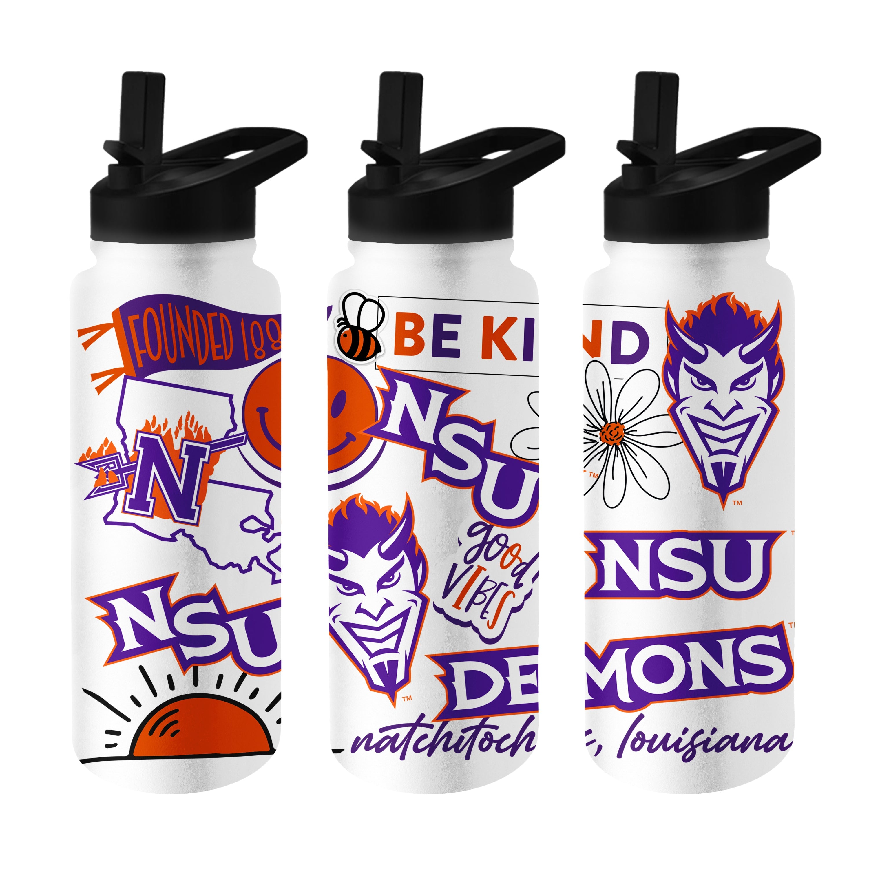 Northwestern State 34oz Native Quencher Bottle - Logo Brands