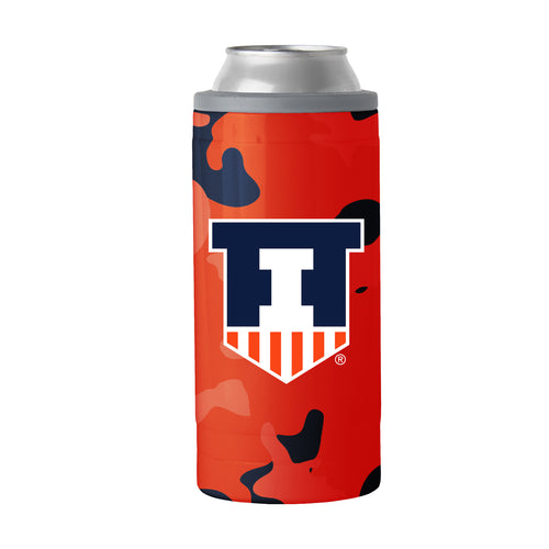 Product Image for Illinois Camo Swagger 12oz Slim Can Coolie