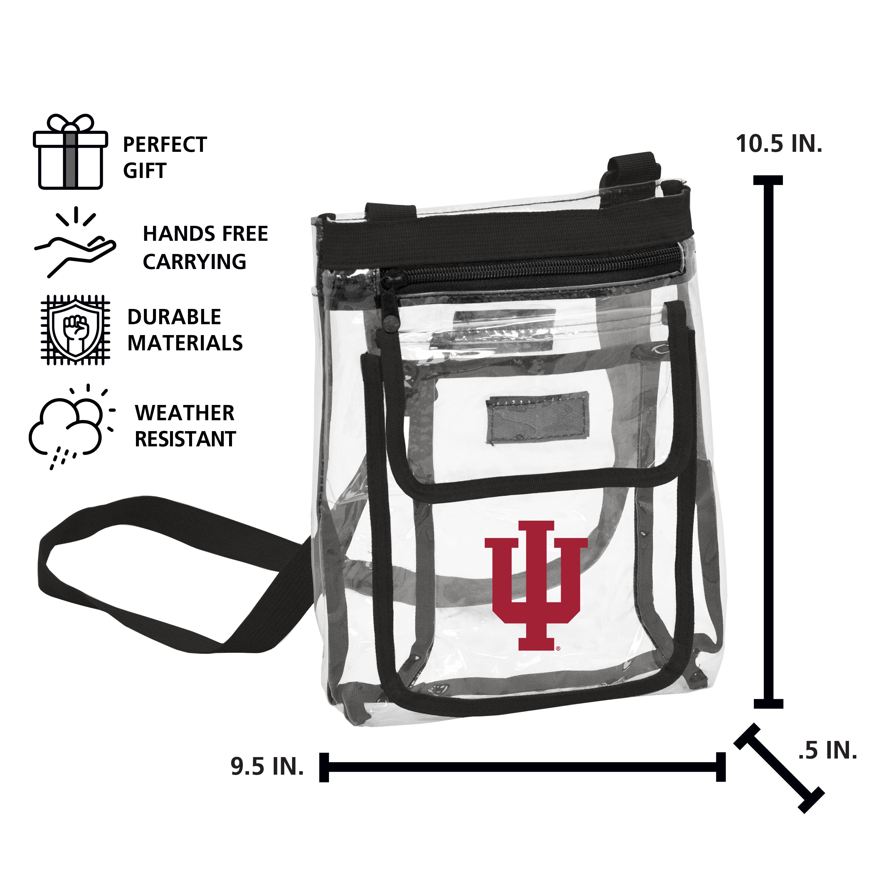 Indiana Gameday Clear Crossbody