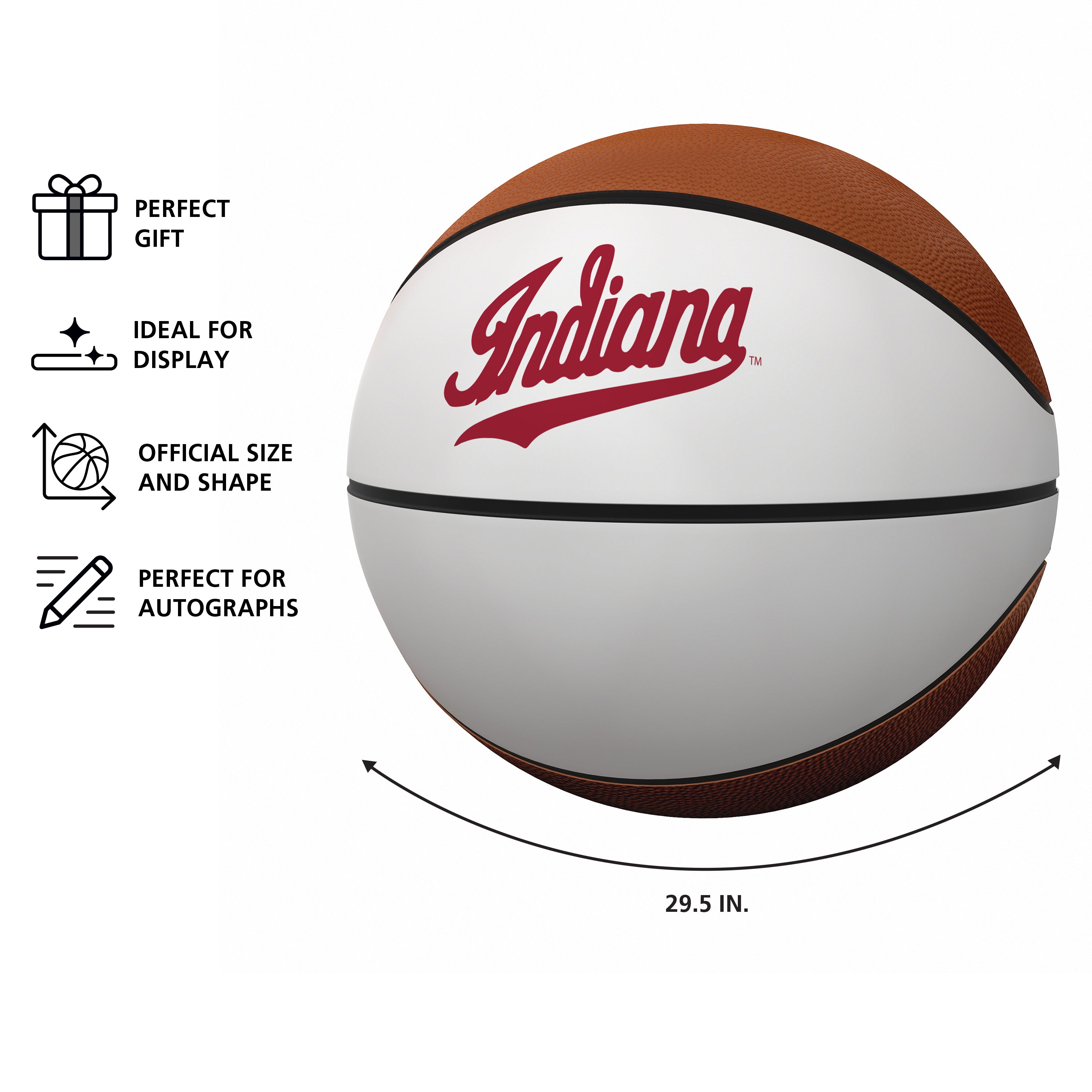 Indiana Official-Size Autograph Basketball