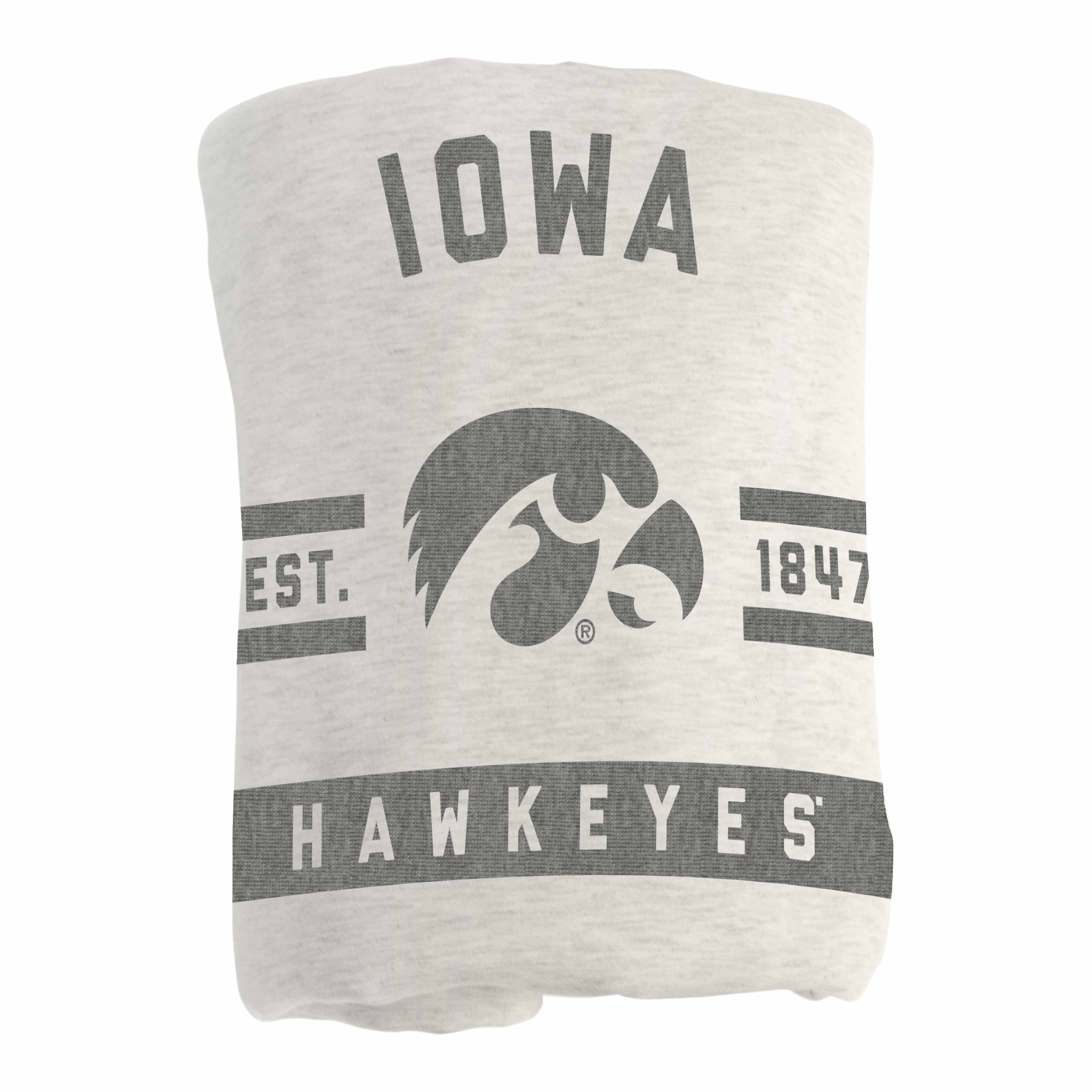 Iowa Oatmeal Sweatshirt Blanket - Logo Brands