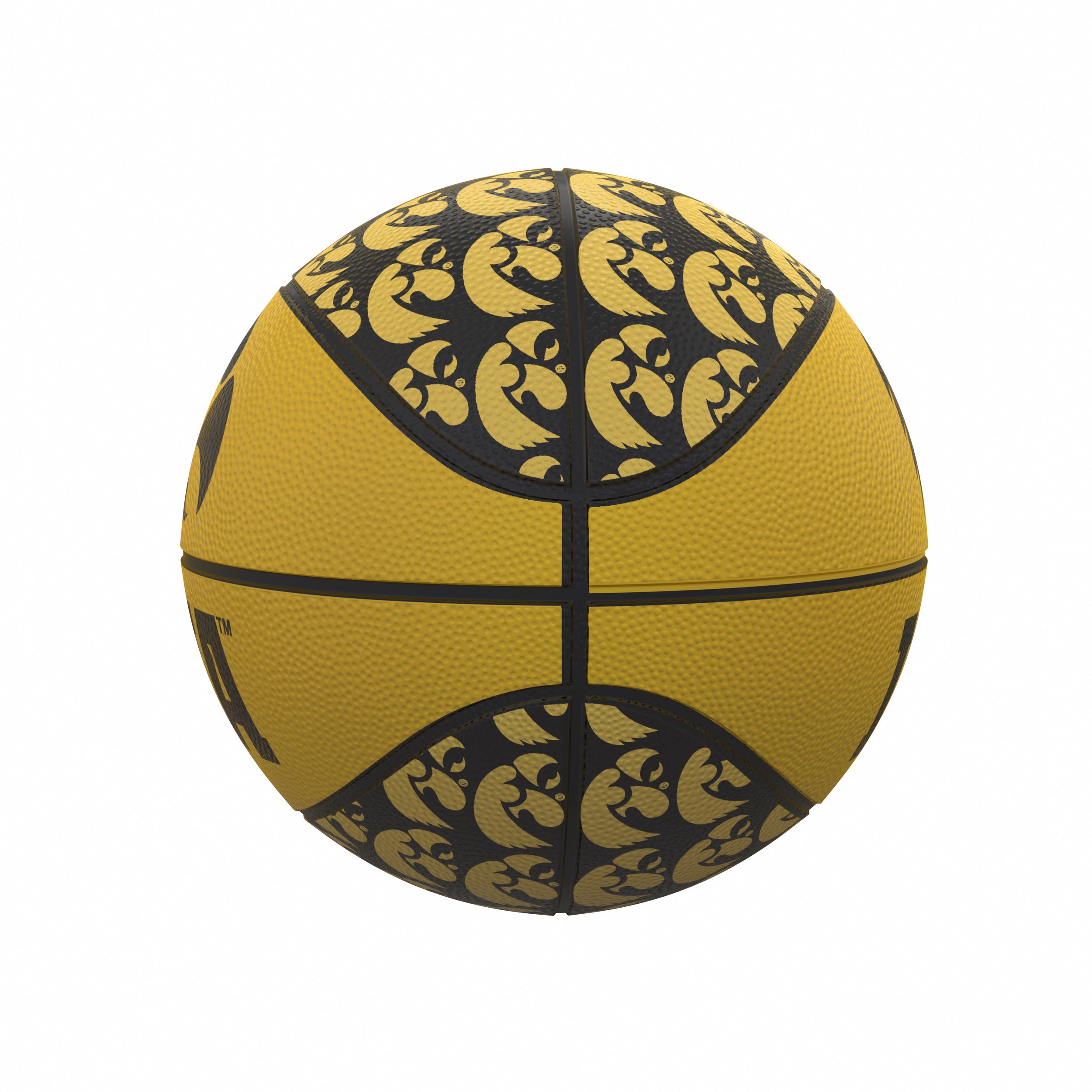 Iowa Mini-Size Rubber Basketball